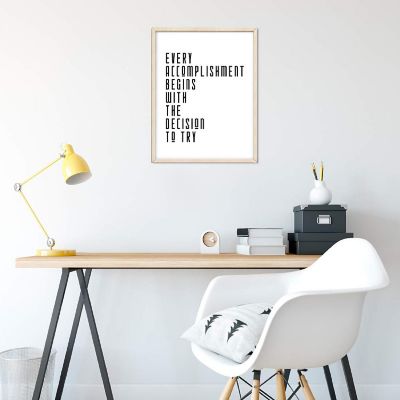Every Accomplishment Begins 1Pk 8.5x11in Image 2