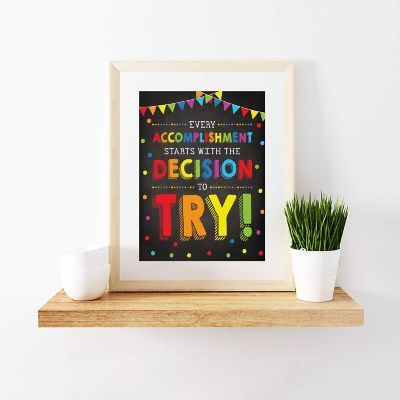 Every Accomplishment Starts 8.5x11in Image 1