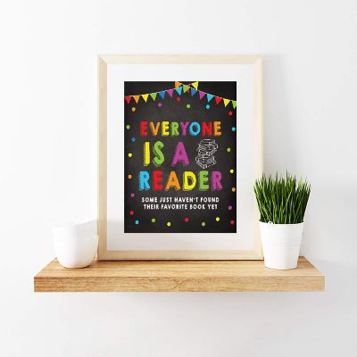 Everyone Is a Reader Quote 8.5x11in Image 2
