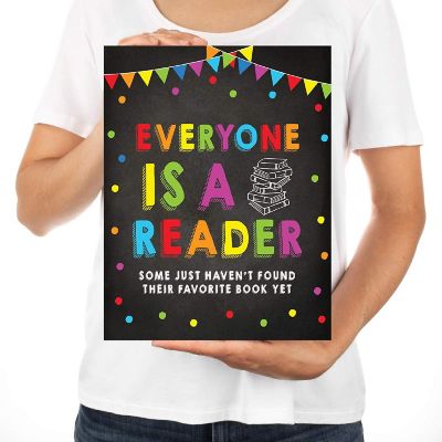 Everyone Is a Reader Quote 8.5x11in Image 3