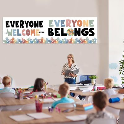 Everyone Is Welcome Banner 2PC 13x48 Image 1