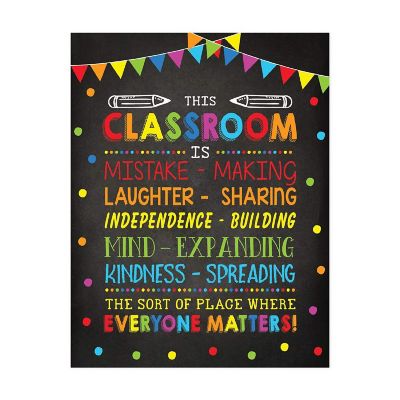 Everyone Matters Classroom Quote 8.5x11in Image 1