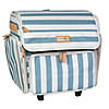 Everything Mary Storage Collapsible Rolling Scrapbook Case Deluxe Blue/White Image 1