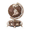 EWA Eco-Wood-Art Globe Brown Construction Kit Image 1