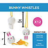 Exciting Bunny Whistles - 12 Pc. Perfect for Easter Fun! Image 2