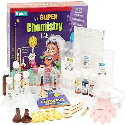 Explore STEM Learner My Super Chemistry Lab Interactive DIY Scientist Kit Mighty Mojo Image 1