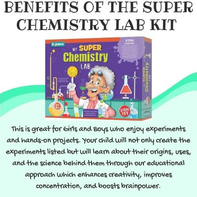 Explore STEM Learner My Super Chemistry Lab Interactive DIY Scientist Kit Mighty Mojo Image 2