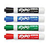 EXPO Low Odor Dry Erase Markers, Bullet Tip, Assorted Colors, 4 Per Pack, 3 Packs Image 1