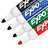 EXPO Low Odor Dry Erase Markers, Bullet Tip, Assorted Colors, 4 Per Pack, 3 Packs Image 2