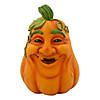 Expressive Pumpkin Smile Resin Fall Decoration Image 1