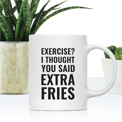 Extra Fries Ceramic Mug Image 1