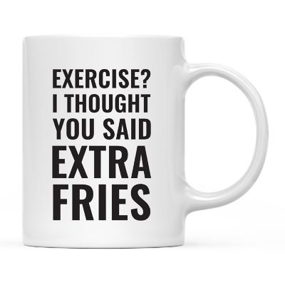 Extra Fries Ceramic Mug Image 2