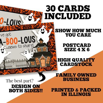 Fa-BOOlous Ghost Teacher Mail for Students by AmandaCreation 30ct Image 1
