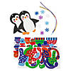 Fabulous Foam Penguin Christmas Ornaments - Makes 12 Image 1