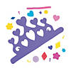 Fabulous Foam Princess Crown Kit - Makes 12 Image 1