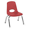 Factory Direct Partners 10 In Stack Chair With Swivel Glides, 4-Pack - Assorted Image 1