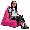 Factory Direct Partners Cali Alpine Bean Bag Chair- Raspberry Image 1
