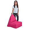 Factory Direct Partners Cali Alpine Bean Bag Chair - Raspberry Image 1