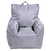 Factory Direct Partners Cali Little Bear Bean Bag Chair - Gray Image 1