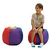Factory Direct Partners SoftScape Bean Bag Chair Puffs 12 in Height, 2-Pack - Assorted Image 1