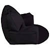 Factory Direct Partners SoftScape Relax N Read Bean Bag Chair- Black Image 3