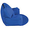 Factory Direct Partners SoftScape Relax N Read Bean Bag Chair- Blue Image 3