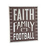 Faith Family Football Sign Image 1
