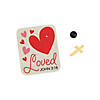 Faith Valentine Cross Pin Valentine Exchanges with Card for 12 Image 1