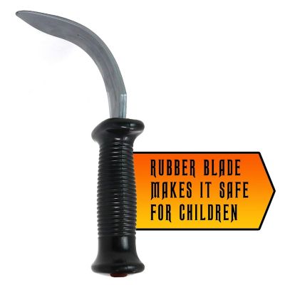 Fake Rubber Knife Prank - Realistic Looking Prank Toy - Costume Prop or Gag Blade for Halloween Haunted House, April Fools - 10.75" with Comfortable Molded Grip Image 2