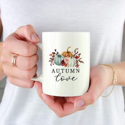 Fall 11oz. Ceramic Mug, Autumn Love Image 1
