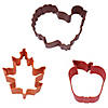 Fall and Thanksgiving 6 Piece Cookie Cutter Set Image 2