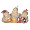 Fall Birds With Acorn Hats (Set Of 2) 7"L X 3.75"H Resin Image 1