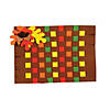 Fall Colors Weaving Placemat Craft Kit - Makes 12 Image 1
