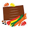 Fall Colors Weaving Placemat Craft Kit - Makes 12 Image 1