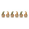 Fall Harvest Gnome Figurine (Set Of 6) 5"H Resin Image 3