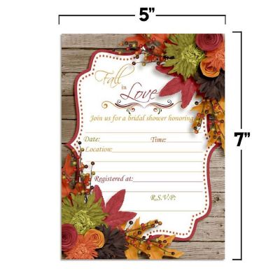 Fall in Love Invitations 40pc. by AmandaCreation Image 3
