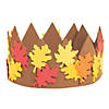 Fall Leaves Crown Craft Kit - Makes 12 Image 1