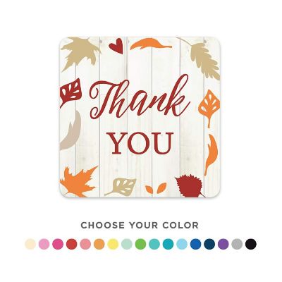 Fall Leaves Wedding TY 2x2in 20pk Image 1