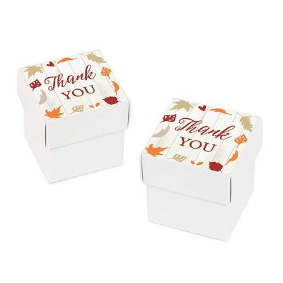 Fall Leaves Wedding TY 2x2in 20pk Image 2