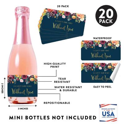 Fall Navy Floral Future Mrs 5x4in 20pk Image 1