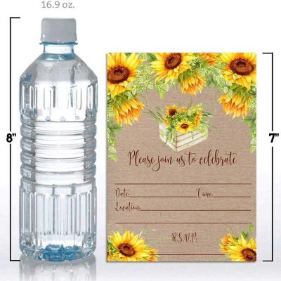 Fall Sunflower Invitations 40pc. by AmandaCreation Image 1