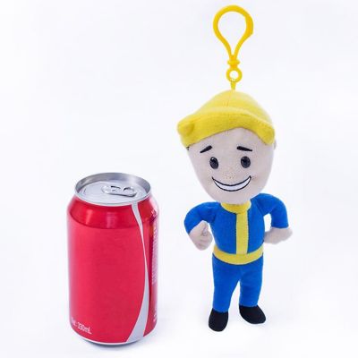 Fallout 4 Vault Boy 111 Thumbs Up 7 Inch Plush Backpack Clip Image 2