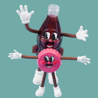 Fallout 76 Bottle and Cappy Bendable Figure Set Image 3