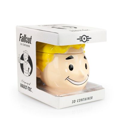 Fallout Collectibles Smiling Vault Boy Cookie Jar  Fallout 3D Ceramic Jar Image 3