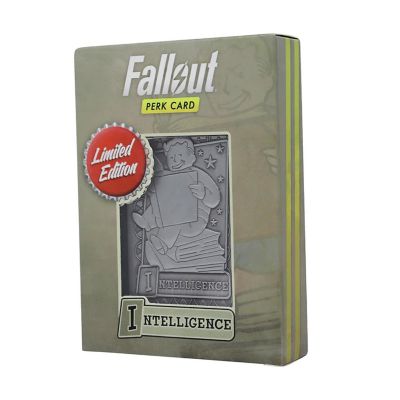 Fallout Limited Edition Replica Perk Card  Intelligence Image 3