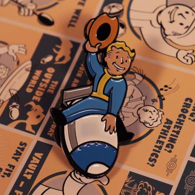 Fallout Limited Edition Vault Boy Pin Badge Image 3