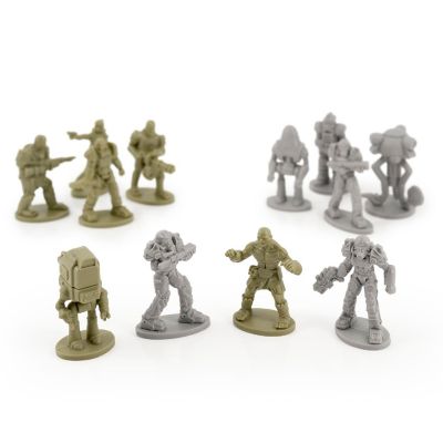 Fallout Nanoforce Series 1 Army Builder Figure Collection - Bagged Version 3 Image 2