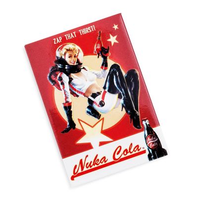 Fallout Nuka-Cola "Zap That Thirst" Magnet Image 1