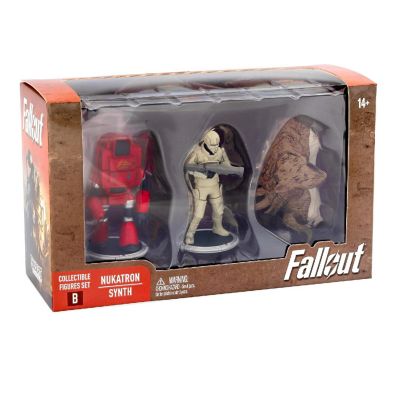 Fallout Nukatron and Synth Mini Figure Set (Build-a-Figure Deathclaw) Image 1
