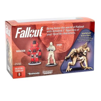 Fallout Nukatron and Synth Mini Figure Set (Build-a-Figure Deathclaw) Image 2